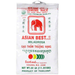 Asian Best Jasmine Rice 25lb